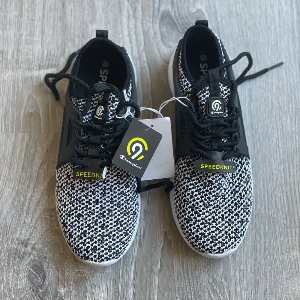 Champion Black and White Athletic Shoes - Picture 2 of 6